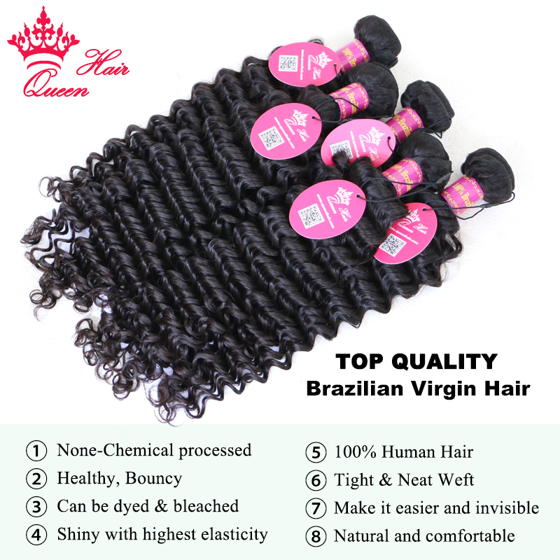 Top Quality Hair Bundles With  - Deep Wave 3 Bundles With Closure review and price