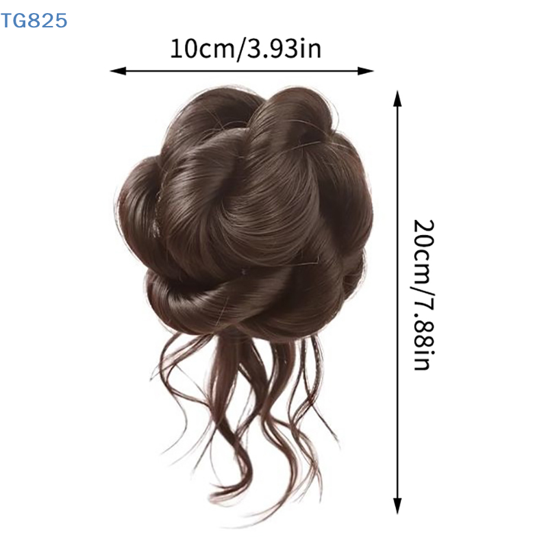 【AN】【AN】New Synthetic Hair Bun - Claw Clip Messy Bun Hair Piece review and price