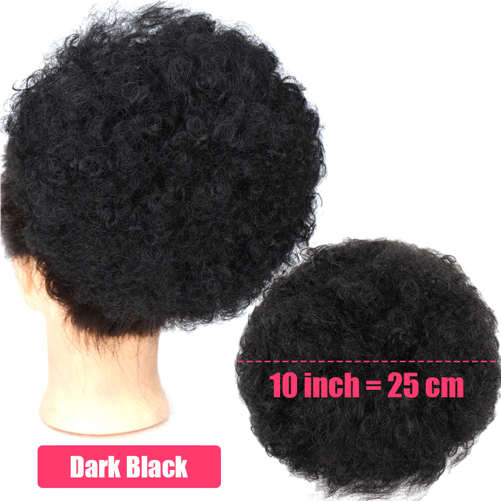 Synthetic 10Inch Big Afro Puff - Drawstring Afro Curly Puff Ponytail review and price