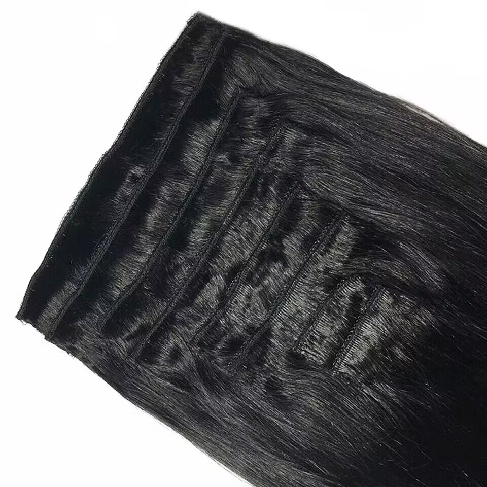 Clip in Hair Extensions Straig - Seamless Clip In Hair Extensions Human Hair review and price