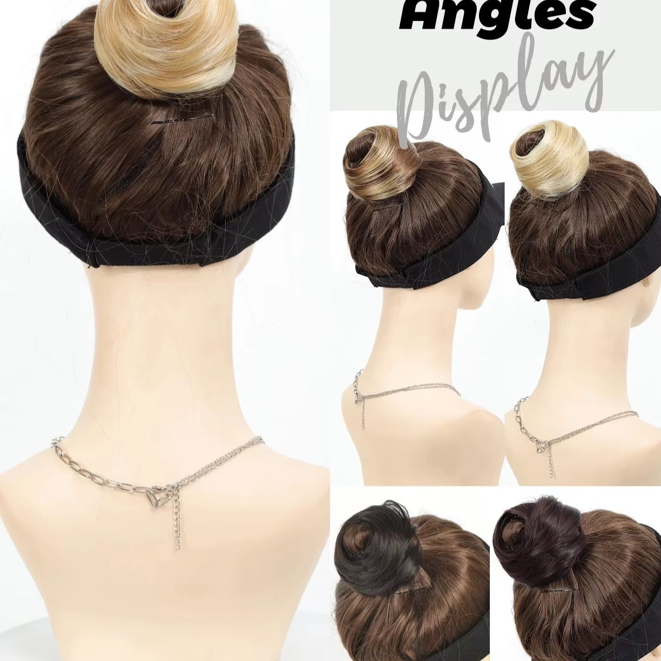Synthetic Mini Claw Clip in Me - Claw Clip Messy Bun Hair Piece review and price