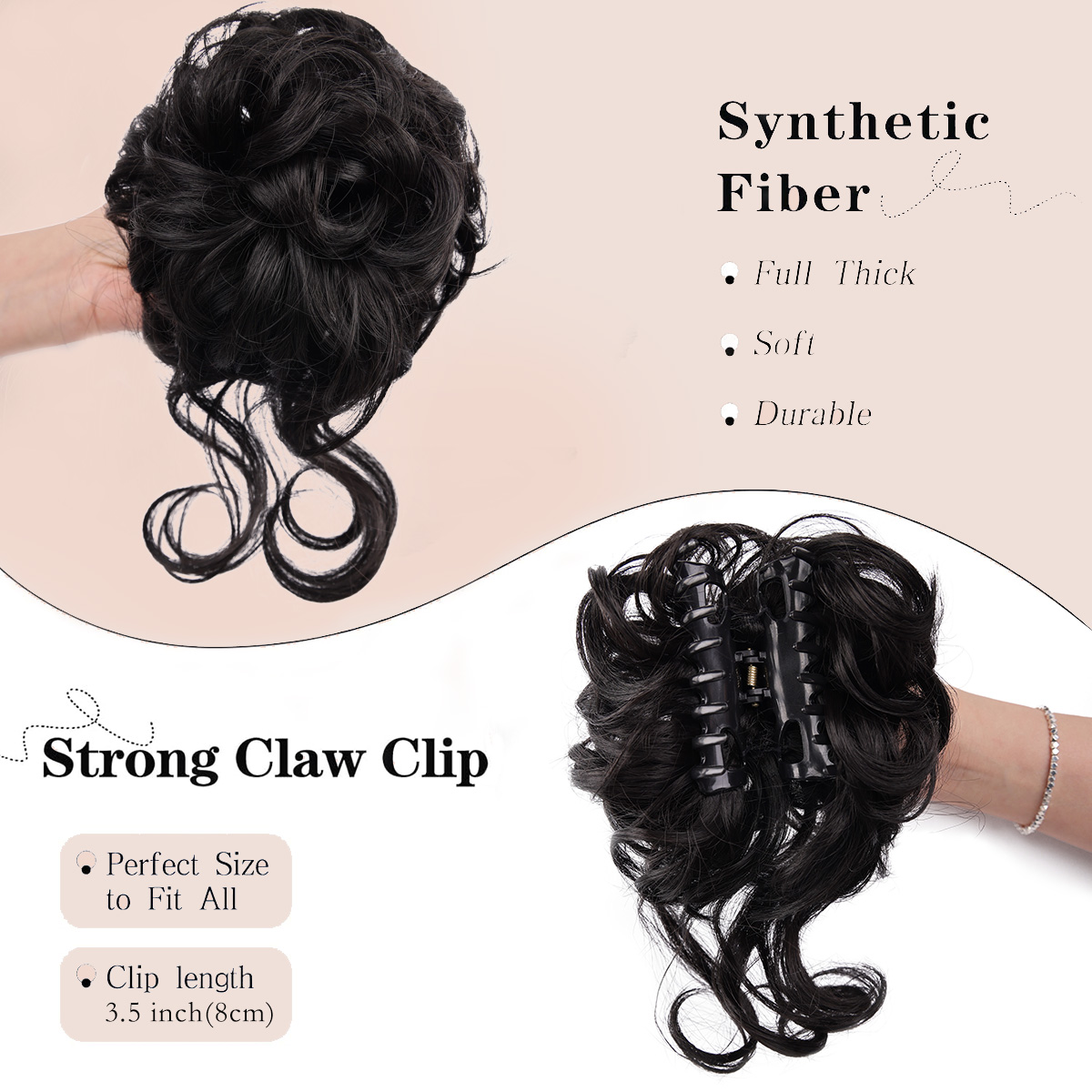 Messy Bun Hair Piece Claw Clip - Claw Clip Messy Bun Hair Piece review and price