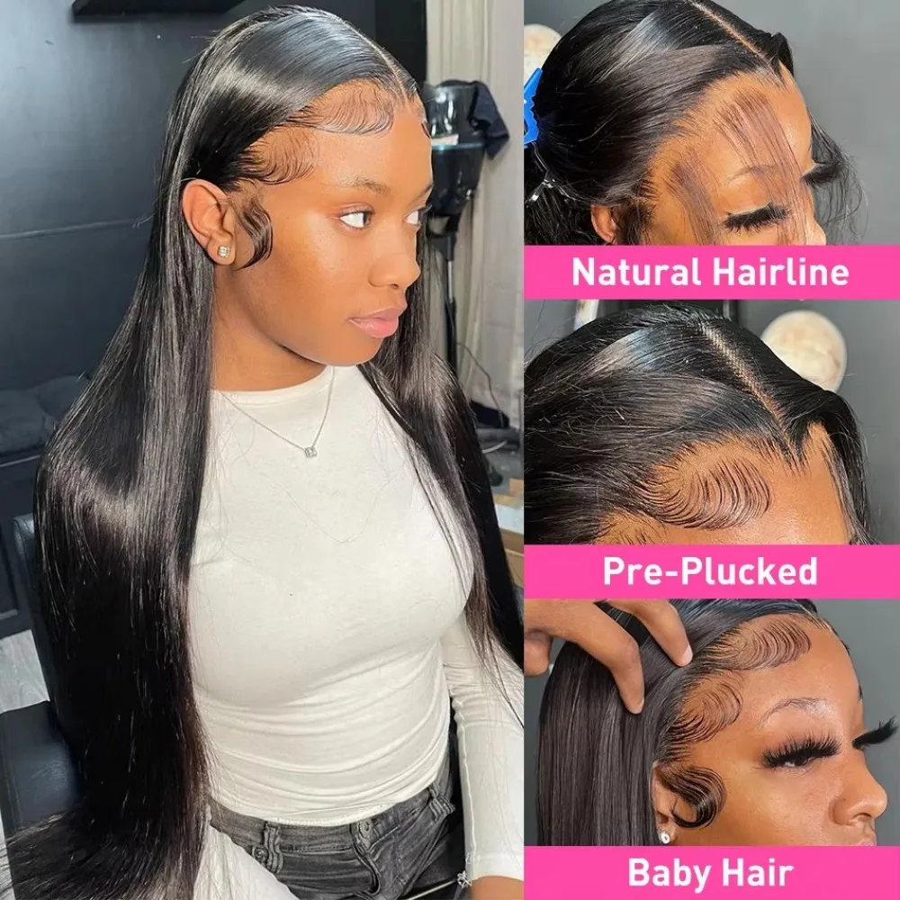 Dixtefo Real Hair Straight Lac - Lace Front Wigs review and price
