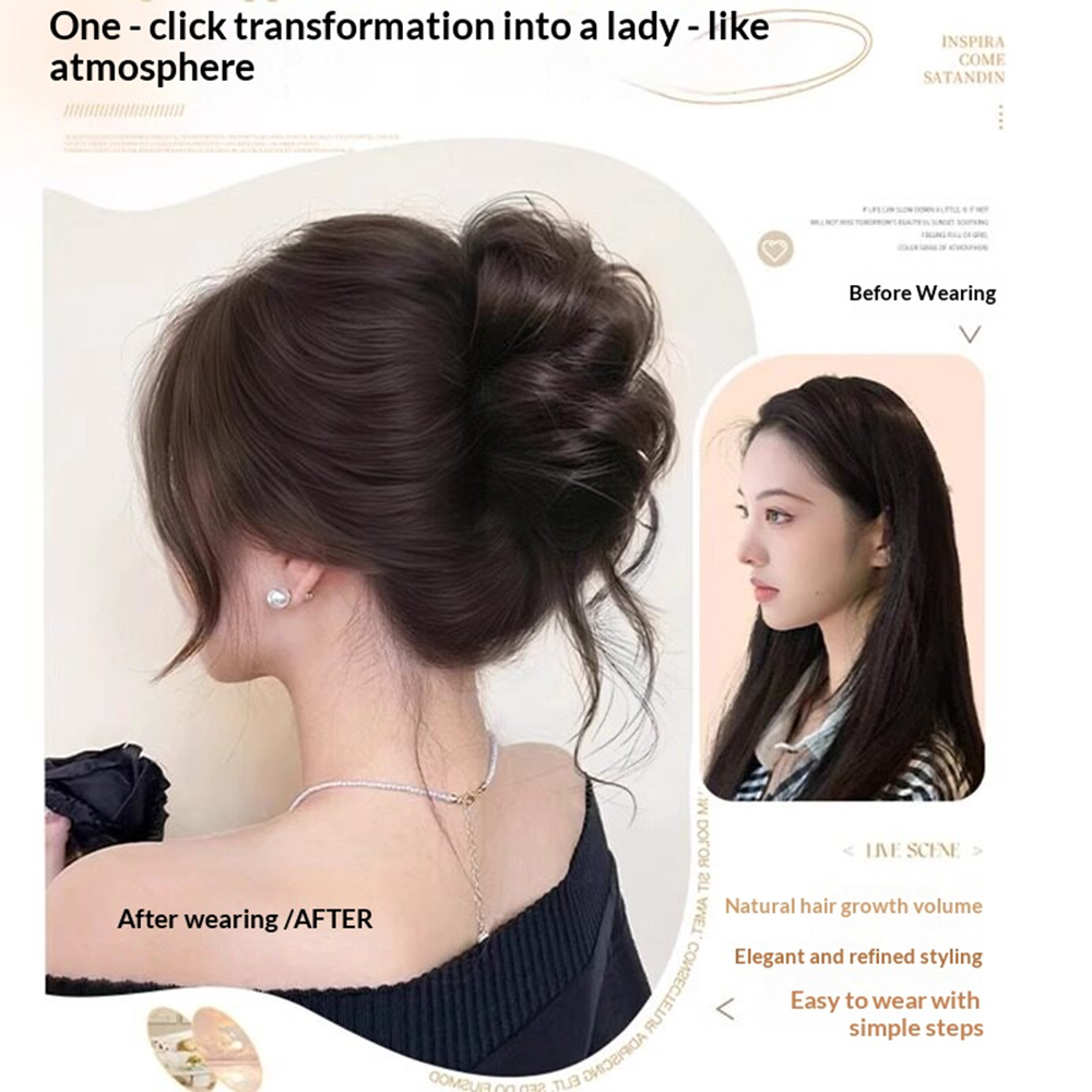 1pc Elegant Chignon Bun Extens - Claw Clip Messy Bun Hair Piece review and price